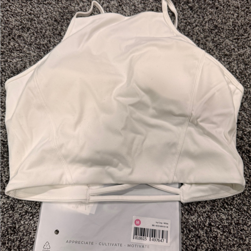 Buffbunny Ivy Crop White - L